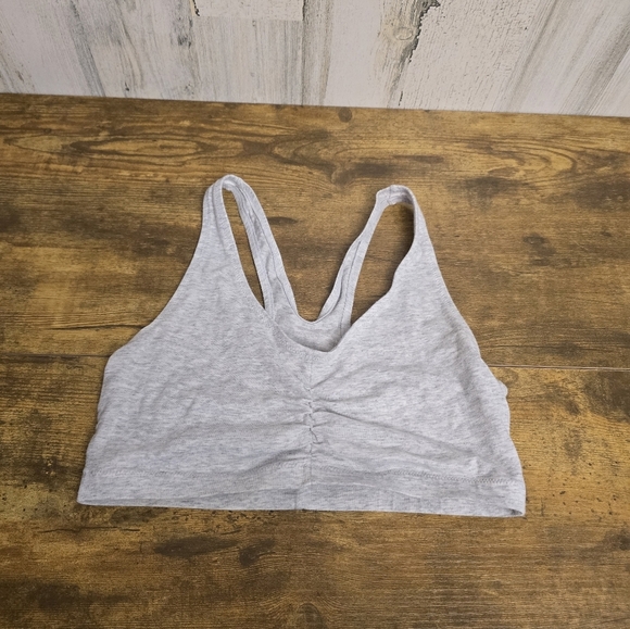 Light Gray Sports Bra women's size large unbranded - Picture 4 of 5